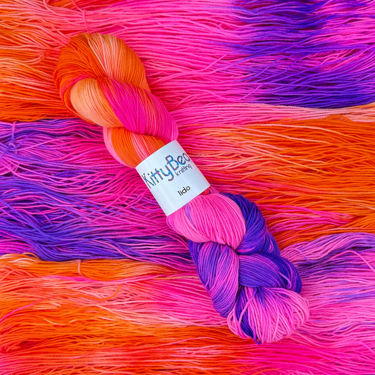 Lido - Superwash Merino Wool-Nylon Yarn - Hand-Dyed Skeins
