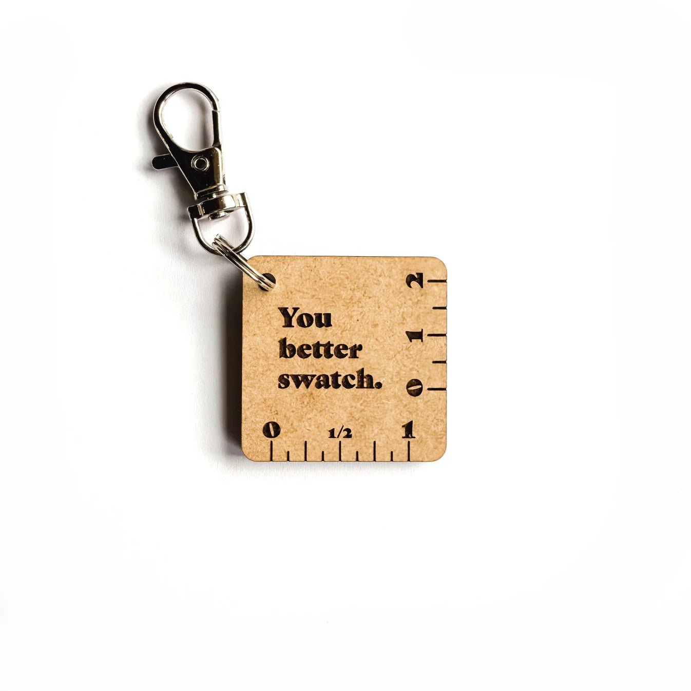 Kelbourne Woolens - Mini 1 x 2 cm Ruler Keychain