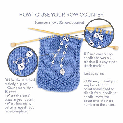 Tiny Sea Turtle Row Counter for Knitting