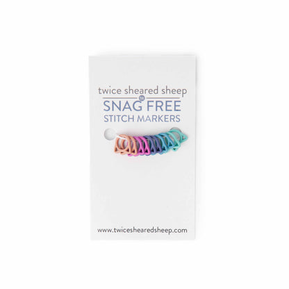 Solid Rainbow Cats - Simple Stitch Markers for Knitting