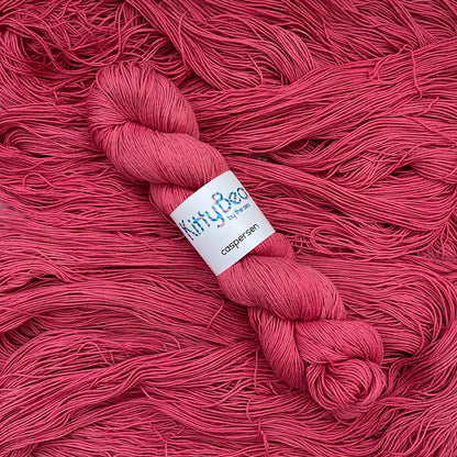 Caspersen - Organic Cotton Linen Yarn - Hand-Dyed Skeins - KittyBea by the Sea