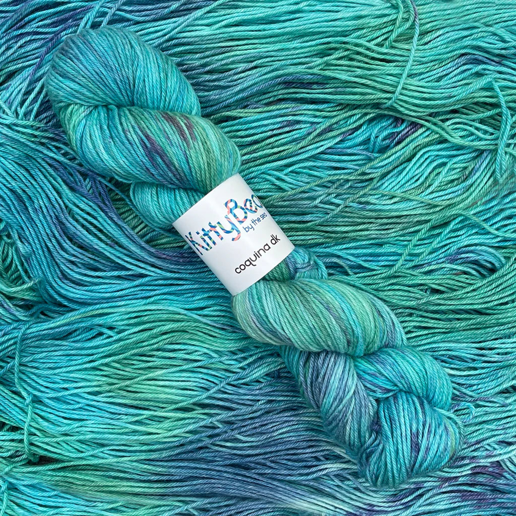 Coquina - Superwash Merino Wool & Cotton Yarn - Hand-Dyed Skeins - KittyBea by the Sea