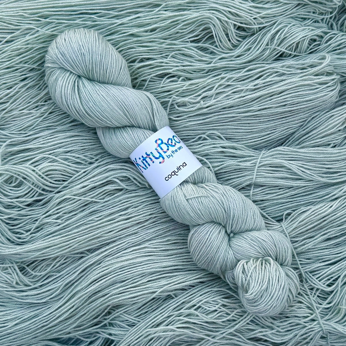 Coquina - Superwash Merino Wool & Cotton Yarn - Hand-Dyed Skeins - KittyBea by the Sea