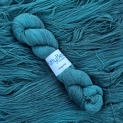 Coquina - Superwash Merino Wool & Cotton Yarn - Hand-Dyed Skeins - KittyBea by the Sea