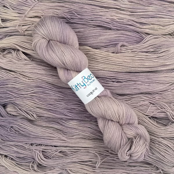 Coquina - Superwash Merino Wool & Cotton Yarn - Hand-Dyed Skeins - KittyBea by the Sea