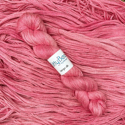 Largo DK - Alpaca, Linen, Silk Fingering Weight Yarn, Hand-Dyed Skeins