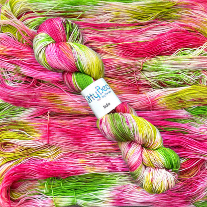 Lido - Superwash Merino Wool-Nylon Yarn - Hand-Dyed Skeins