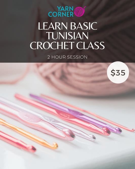 Learn Basic Tunisian Crochet - October 2nd