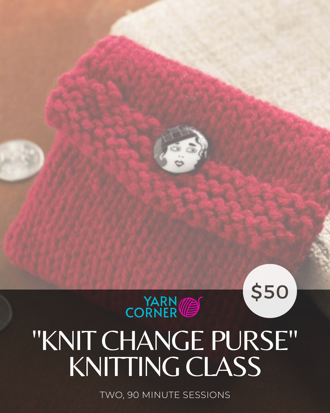 Class Project: Knit Change Purse