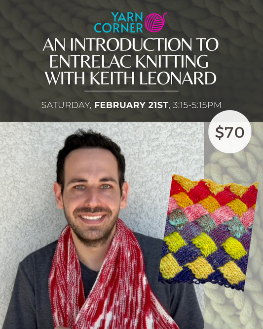 Square Dance on the Needles – An Introduction to Entrelac Knitting with Keith Leonard