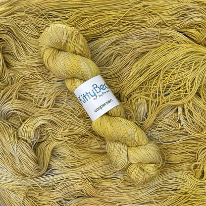 Caspersen - Organic Cotton Linen Yarn - Hand-Dyed Skeins - KittyBea by the Sea