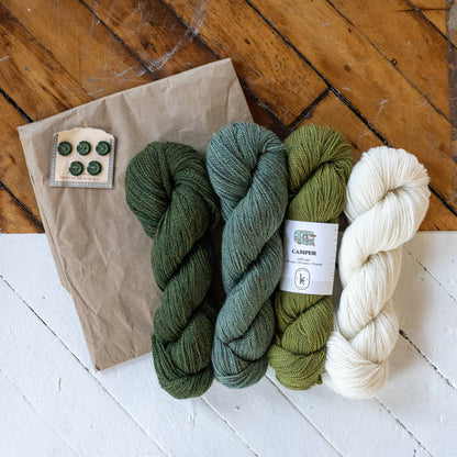 Camper: Fingering weight 100% wool yarn